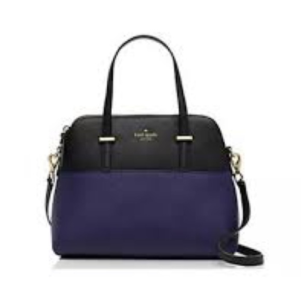 Kate Spade New York Cedar Street Blue Black Purse